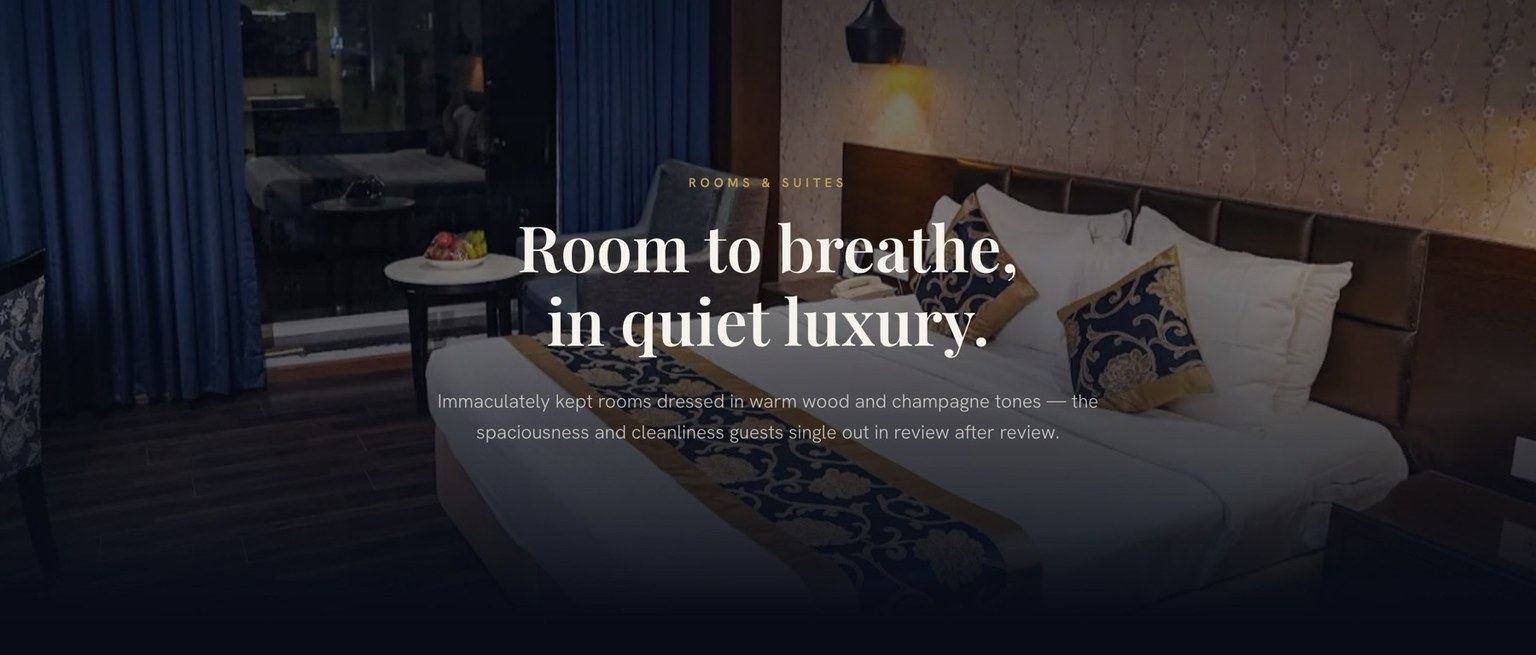 Hotel Website — Client Site · Hospitality