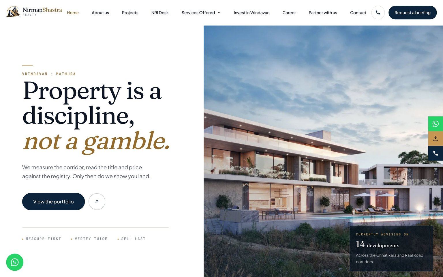 Property Advisory Website — Property · Multi-page Site