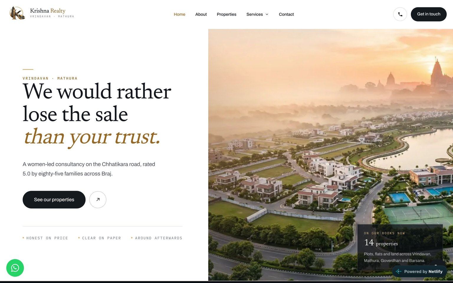 Property Agency Website — Property · Rebrand